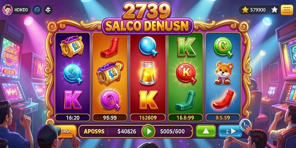 Screenshot gameplay Slot seru dari 2739 dengan efek menarik.