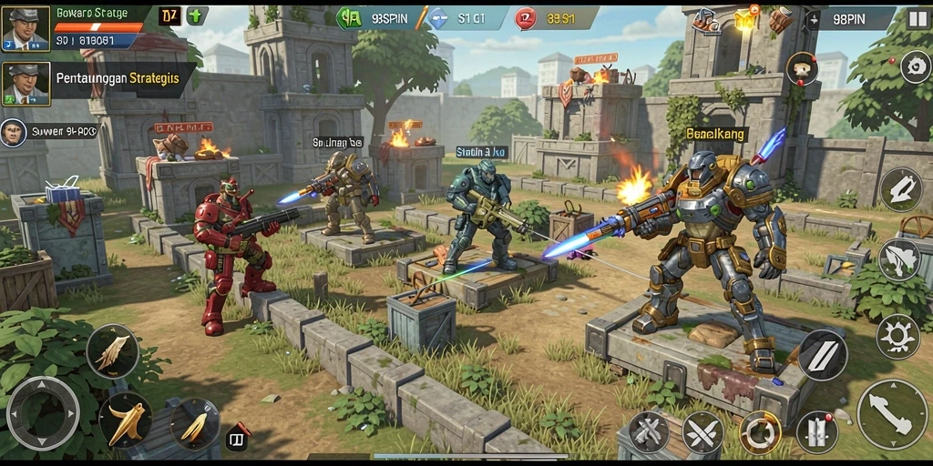 Tampilkan gameplay seru dengan menara pertahanan beragam di 98SPIN.