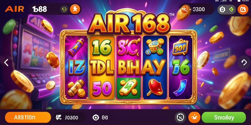 Screenshot utama AIR168 menampilkan gameplay Slot yang mendebarkan.