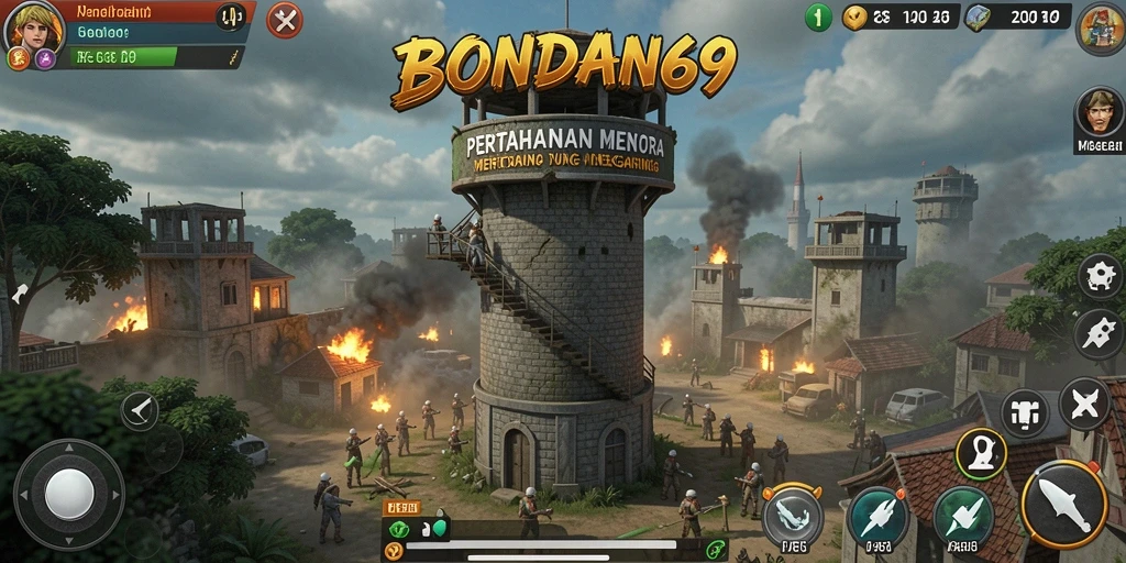 Gameplay menarik dari BONDAN69 dalam pertahanan menara.