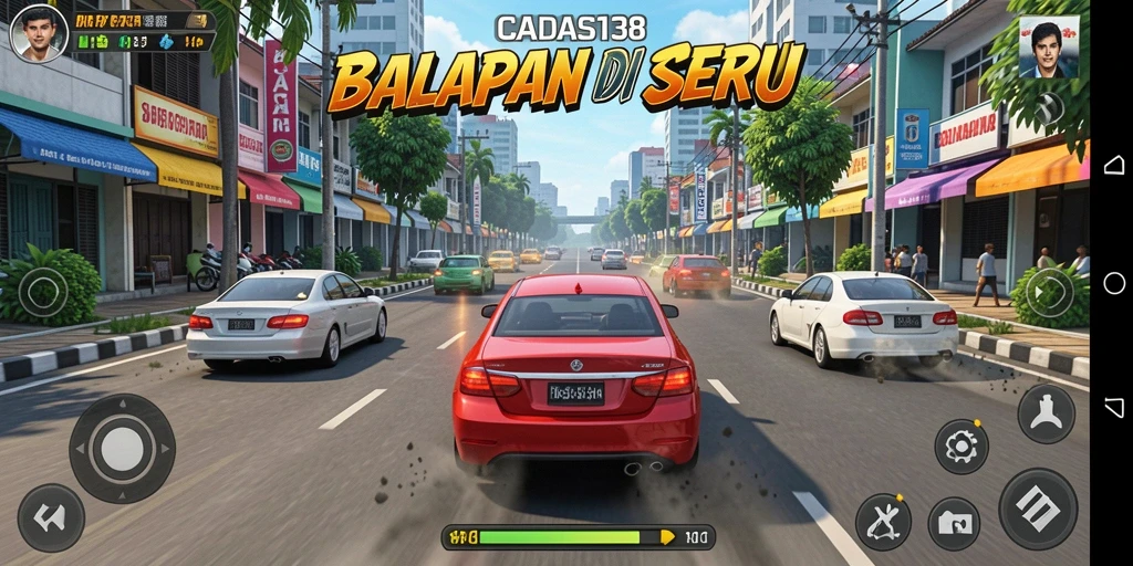 Gameplay seru balapan di CADAS138 dengan grafis memukau.