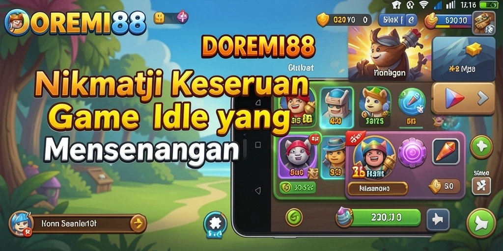 Screenshot gameplay DOREMI88 yang menampilkan aksi menarik dalam game Idle.