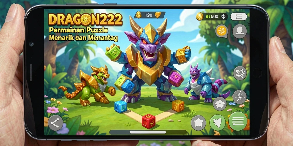 Tampilan screenshot DRAGON222 dengan gameplay Puzzle menarik.