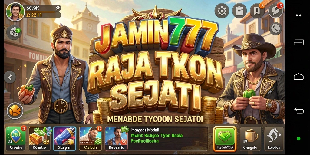 Tangkapan layar menampilkan aksi seru dalam gameplay Tycoon di JAMIN777.