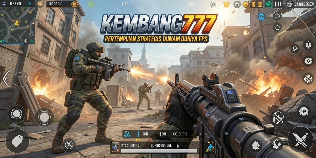 Tangkapan layar menunjukkan intensitas pertempuran di KEMBANG777.