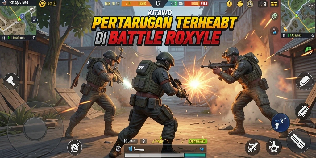 Screenshot gameplay KITAWD yang menampilkan aksi pertempuran yang mendebarkan.