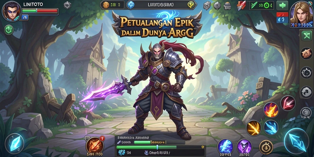 Tampilan menakjubkan dari gameplay ARPG LINITOTO.