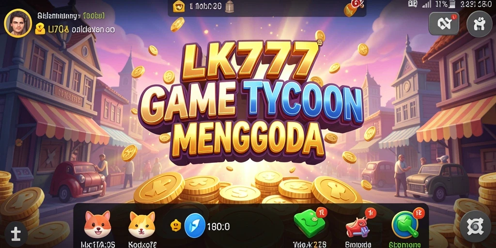 Screenshot gameplay LK777 menampilkan aktivitas bisnis yang menantang.