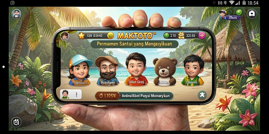Screenshot gameplay MAKTOTO menampilkan keseruan bermain.