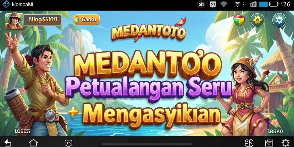 Tampilan gameplay seru dalam MEDANTOTO dengan pemandangan yang menakjubkan.