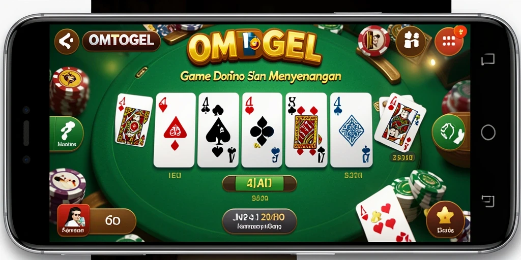 Tampilan menarik dari gameplay Domino di OMTOGEL.
