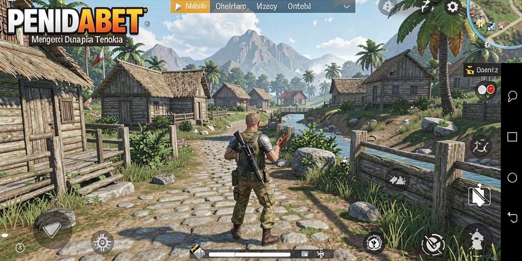 Tampilan gameplay PENIDABET dengan eksplorasi Open World yang seru.