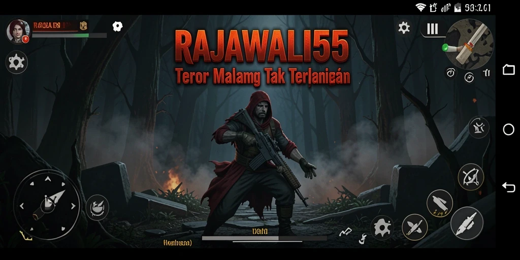 Tampilan menegangkan dalam RAJAWALI55 yang menggugah adrenalin.