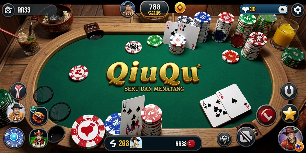 Screenshot gameplay QiuQiu RR33 yang menarik dan seru.