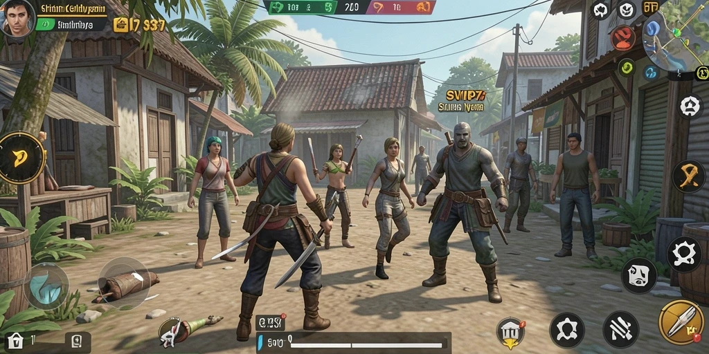 Tangkapan layar SVIP7 menampilkan gameplay simulasi interaktif yang memikat.