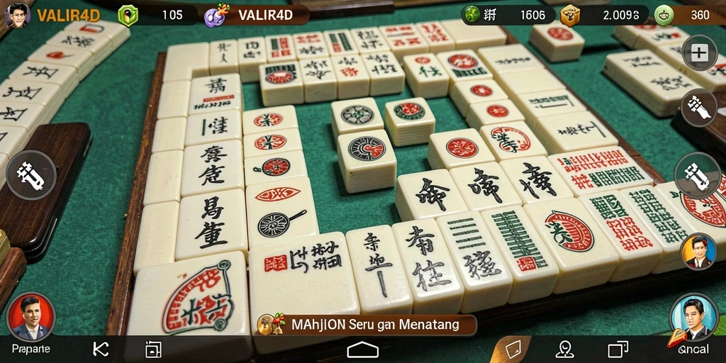 Tampilan gameplay Mahjong yang menarik dari VALIR4D.