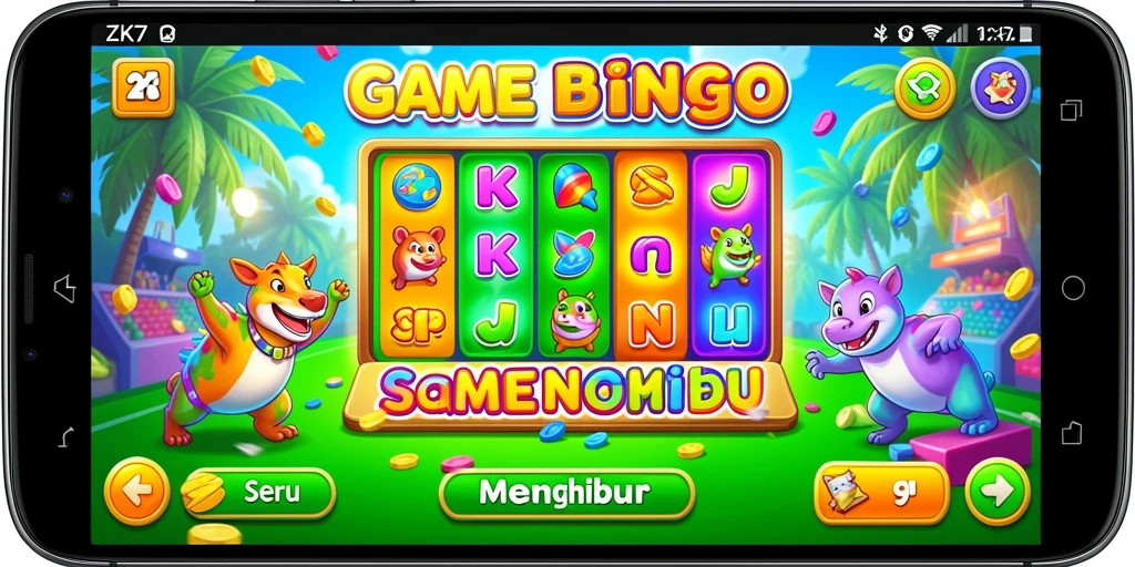 Gameplay seru ZK7 dengan suasana Bingo yang menarik.